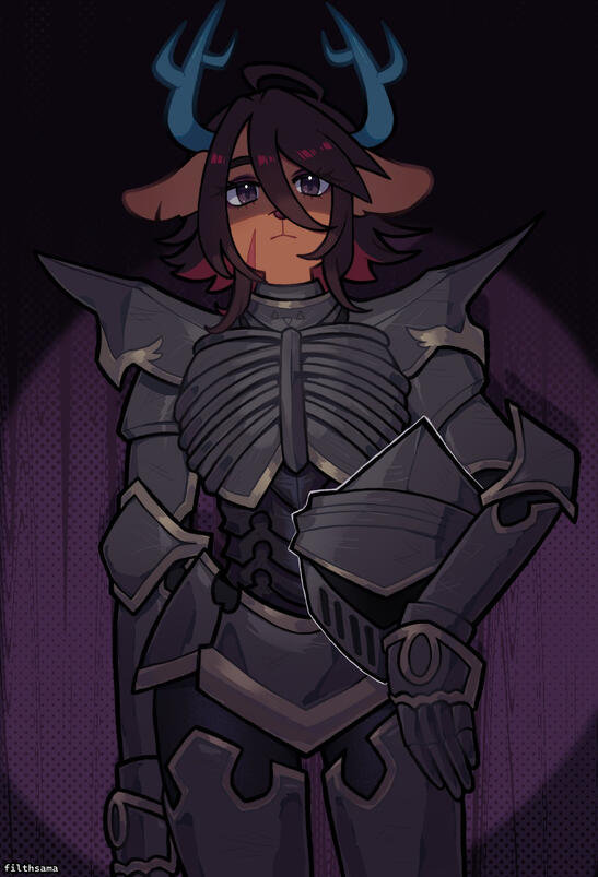 Knight in Shining Armor Fanart of "DELTARUNE" (2025)